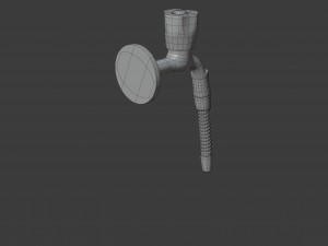 water tap with hose 3D Model