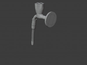 water tap with hose 3D Model