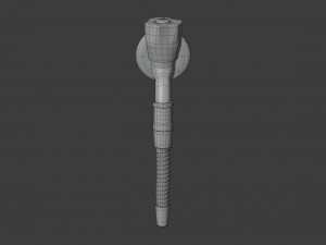 water tap with hose 3D Model