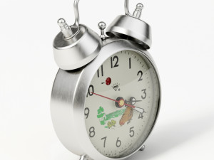 pecking chicken wind up alarm clock Modèle 3D