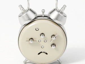 pecking chicken wind up alarm clock 3D Model