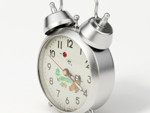 pecking chicken wind up alarm clock Modèle 3D