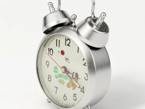 pecking chicken wind up alarm clock 3D Model