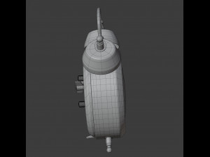 pecking chicken wind up alarm clock Modèle 3D