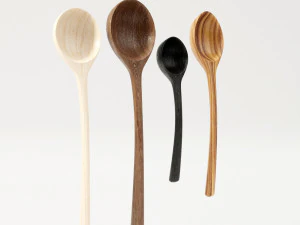 Cucharas de madera Modelo 3D