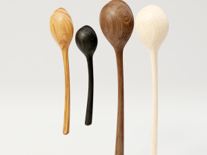 Wooden spoons 3D मॉडल