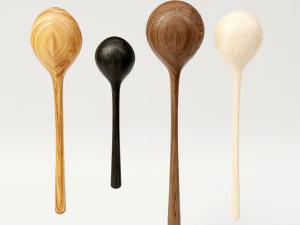 Cucharas de madera Modelo 3D