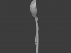 Wooden spoons 3D मॉडल