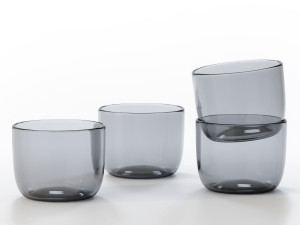 corky carafe and glass set 3D Model