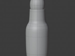 corky carafe and glass set 3D Model