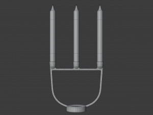 open candelabra Modelo 3D