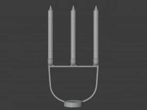 open candelabra 3D Model