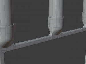 open candelabra Modelo 3D