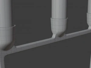 open candelabra 3D Model