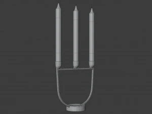 open candelabra 3D Model