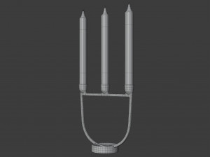 open candelabra Modelo 3D