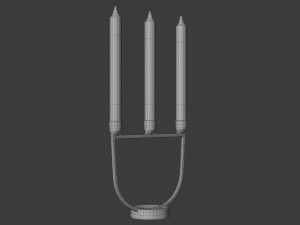 open candelabra Modelo 3D