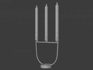 open candelabra Modelo 3D