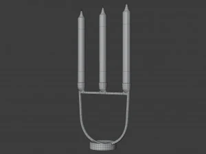 open candelabra 3D Model