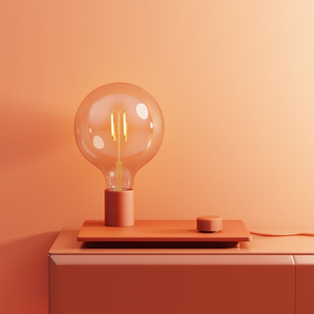 control table lamp 3D Model .c4d .max .obj .3ds .fbx .stl .blend 