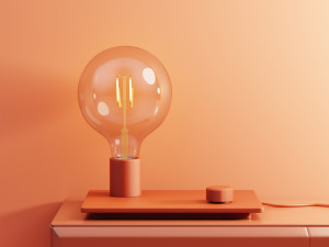 control table lamp 3D Model