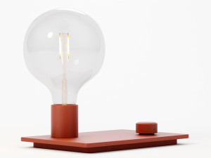 control table lamp 3D Model