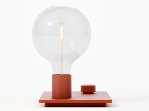 control table lamp 3D Model