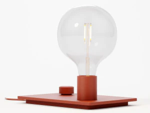 control table lamp 3D Model