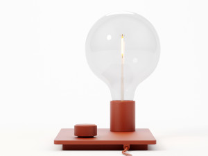 control table lamp 3D Model