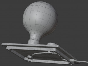 control table lamp 3D Model