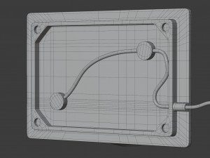 control table lamp 3D Model
