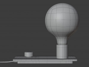 control table lamp 3D Model
