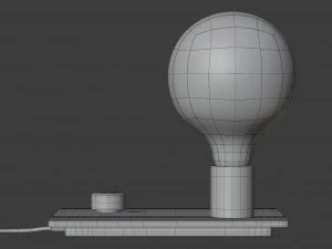 control table lamp 3D Model