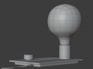 control table lamp 3D Model