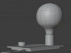 control table lamp 3D Model