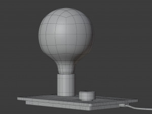 control table lamp 3D Model