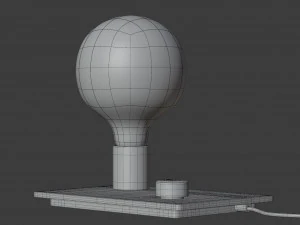 control table lamp 3D Model