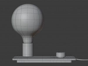 control table lamp 3D Model