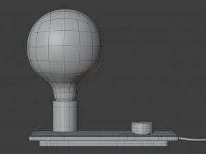 control table lamp 3D Model
