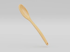 Colher de pau Modelo 3D