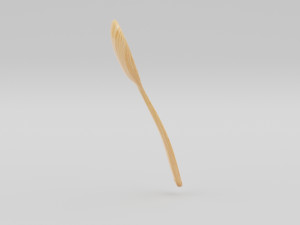Wooden spoon Modelo 3D