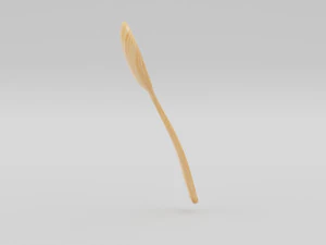 Colher de pau Modelo 3D