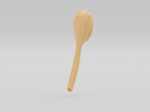 Wooden spoon Modelo 3D