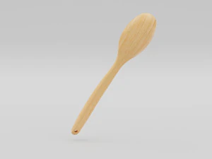Colher de pau Modelo 3D