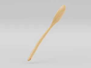 Colher de pau Modelo 3D