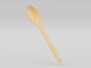 Wooden spoon Modelo 3D