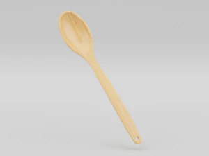 Colher de pau Modelo 3D