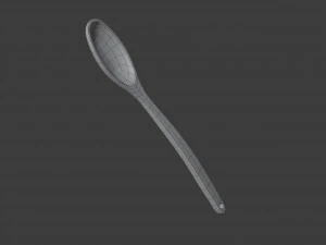 Colher de pau Modelo 3D