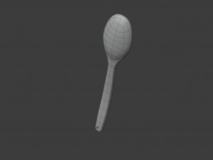 Wooden spoon Modelo 3D