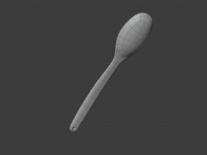 Wooden spoon Modelo 3D